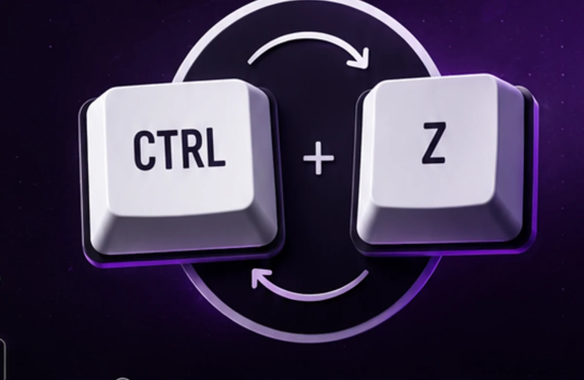 مفاتيح CTRL و Z ثلاثية الأبعاد
